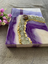 Load image into Gallery viewer, Resin Geode Art | Amethyst