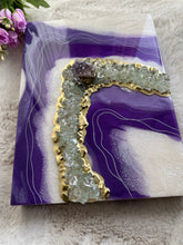 Load image into Gallery viewer, Resin Geode Art | Amethyst