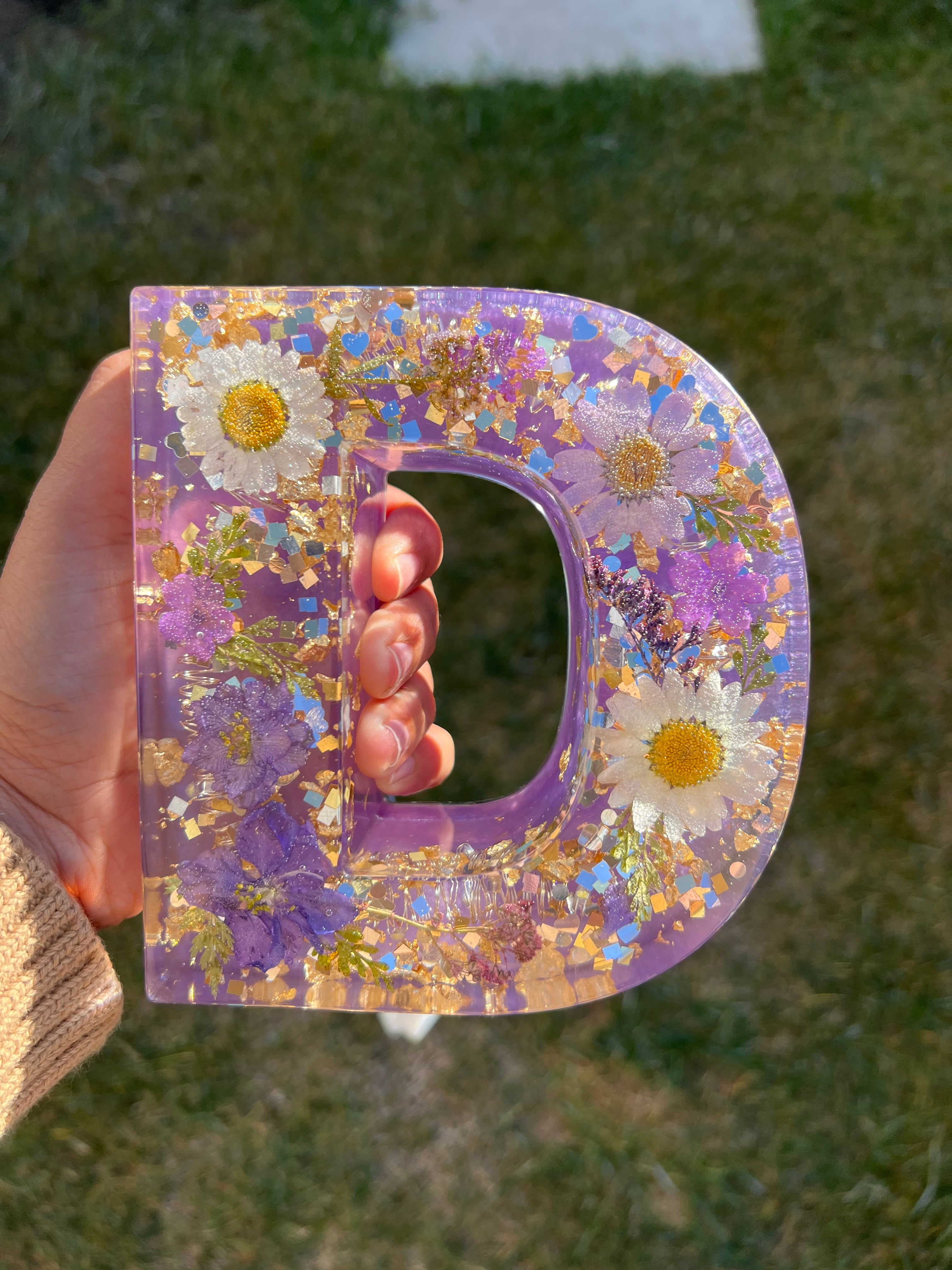 Resin Monograms/ Letters – Ruby Sidhu Art