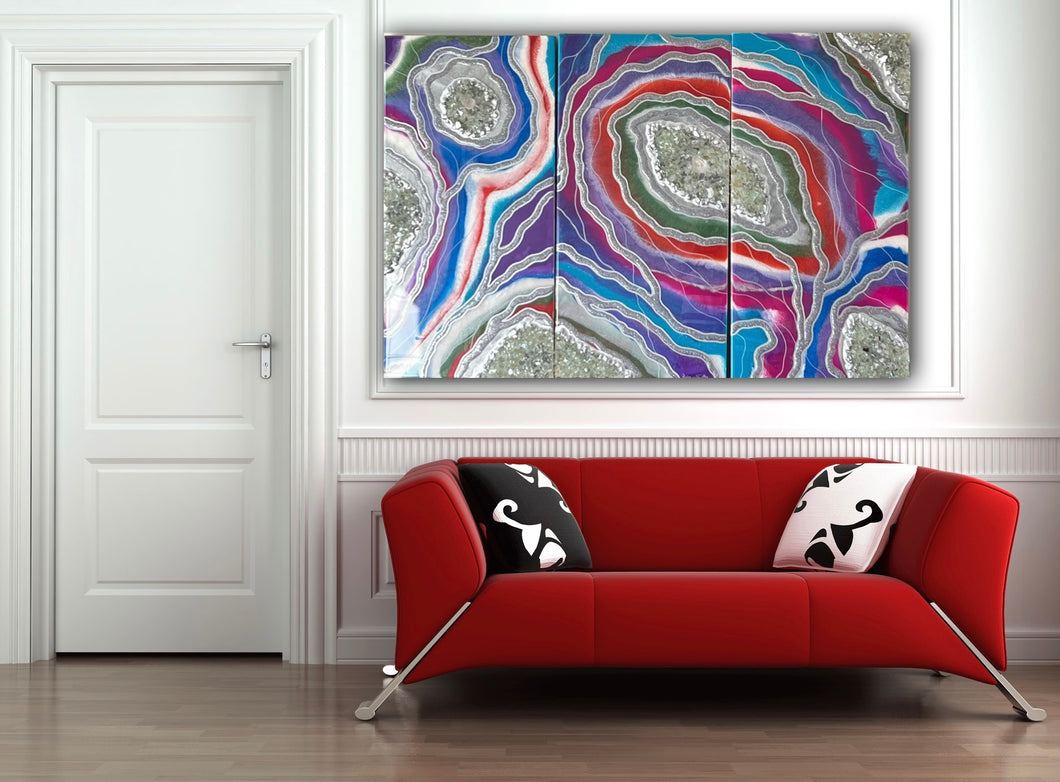 Resin Geode | Wall Art | Geode